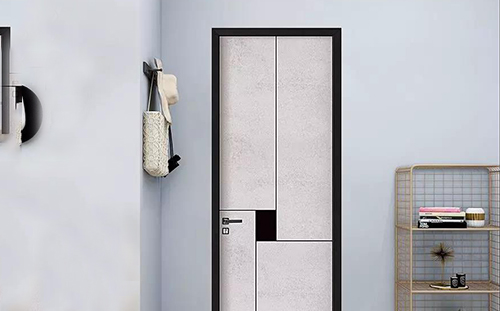Jingwu door fashion light extravagant wooden door, enhance the high sense of home!